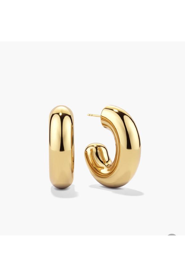 Chandra Chunky Half-Open Hoops