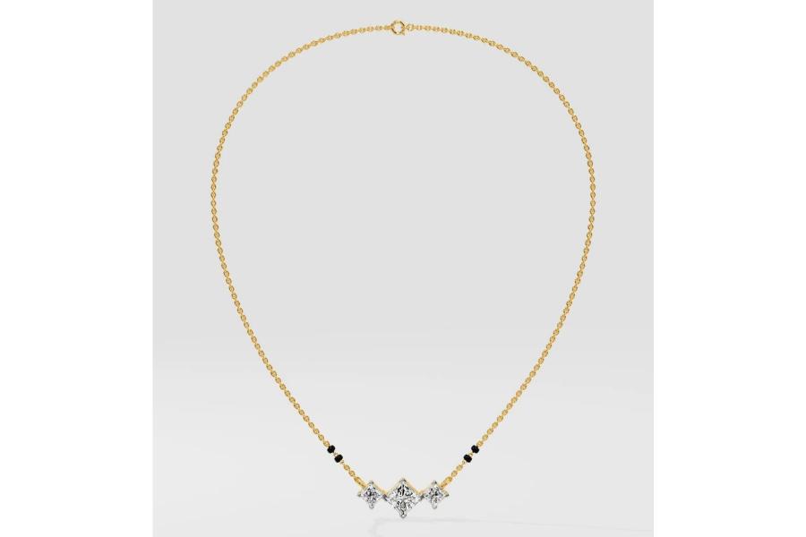 Trishul Chevron Mangalsutra