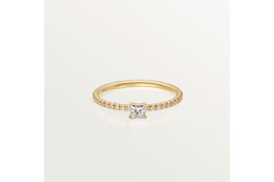 Ajanta Princess-Cut Solitaire