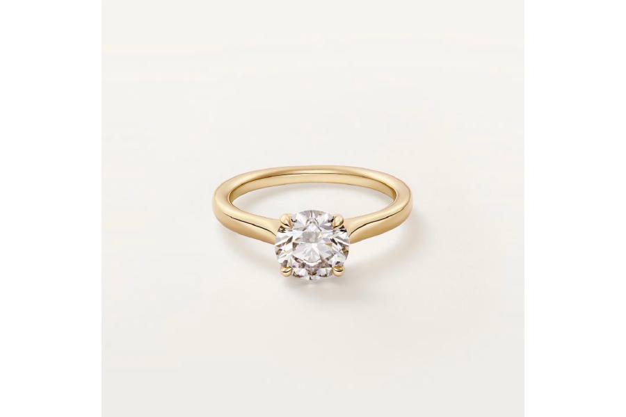 Aakash Round Cathedral Solitaire
