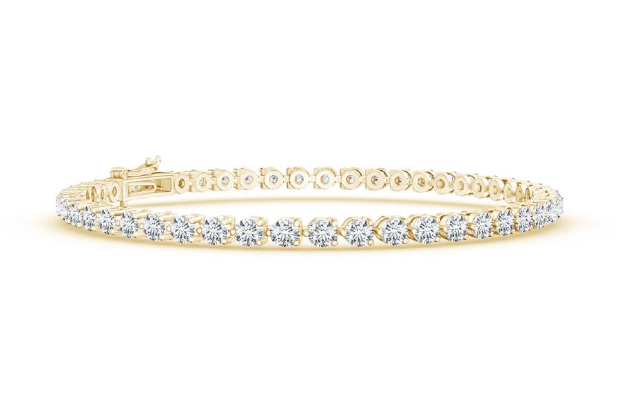 Anagha Classic Round Diamond Tennis