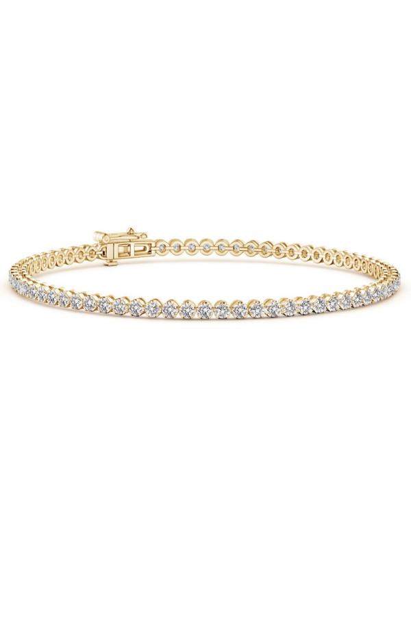 Chandrika Bezel Round Tennis