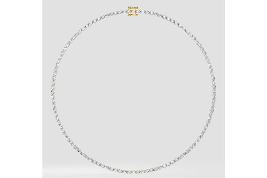 Ashwini White Gold Tennis Riviera